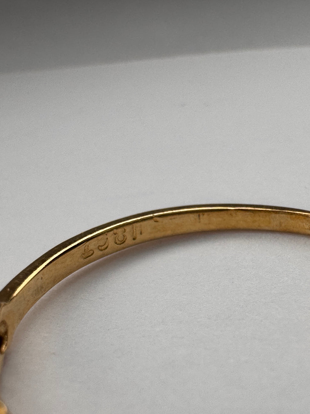 18ct Emerald Yellow Gold Eternity Ring