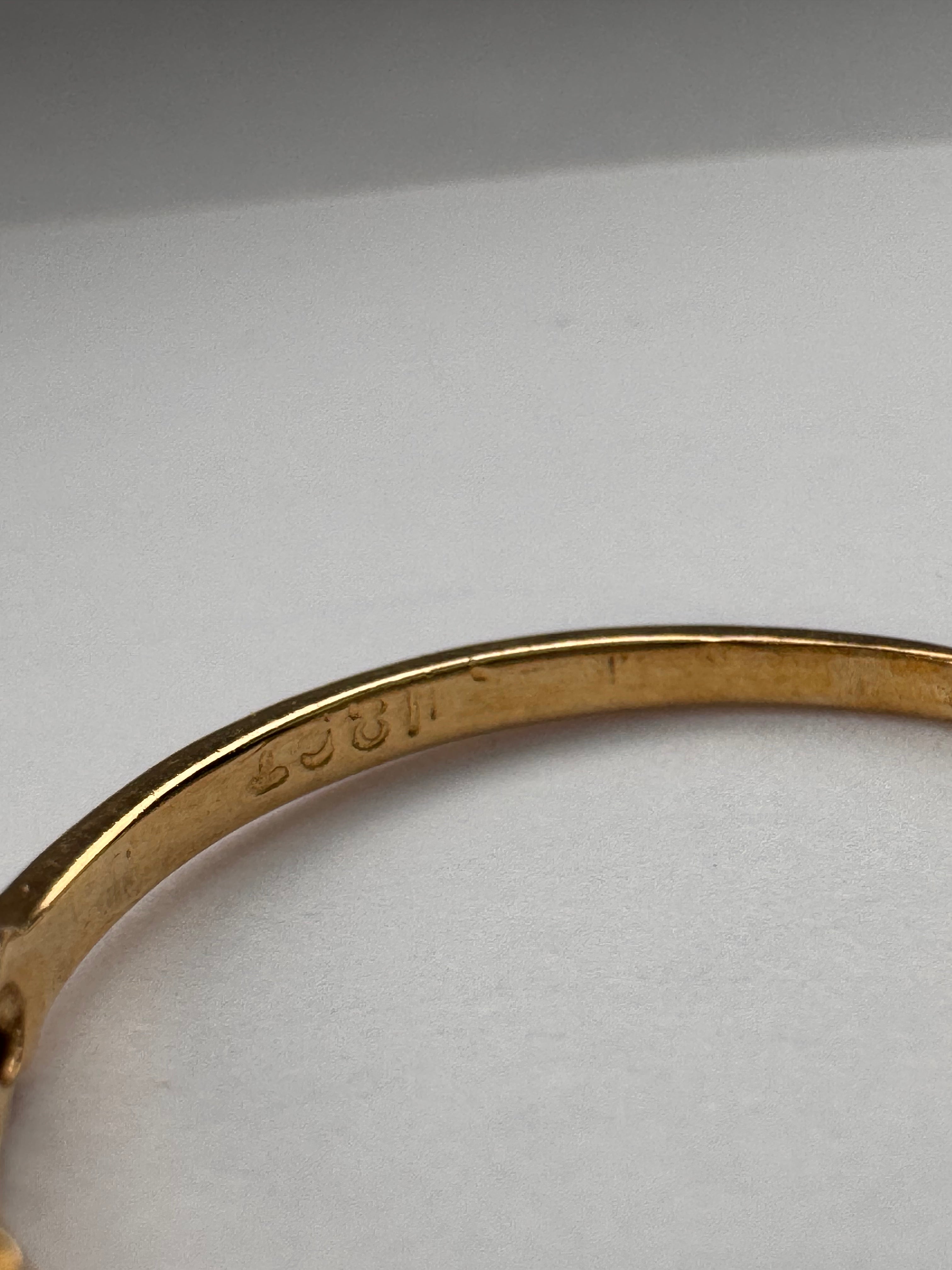18ct Emerald Yellow Gold Eternity Ring