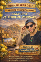 LIVE Webinar with George Laing (NEW 1€ Town: Valledolmo) How to buy a house for 1€ April 26th