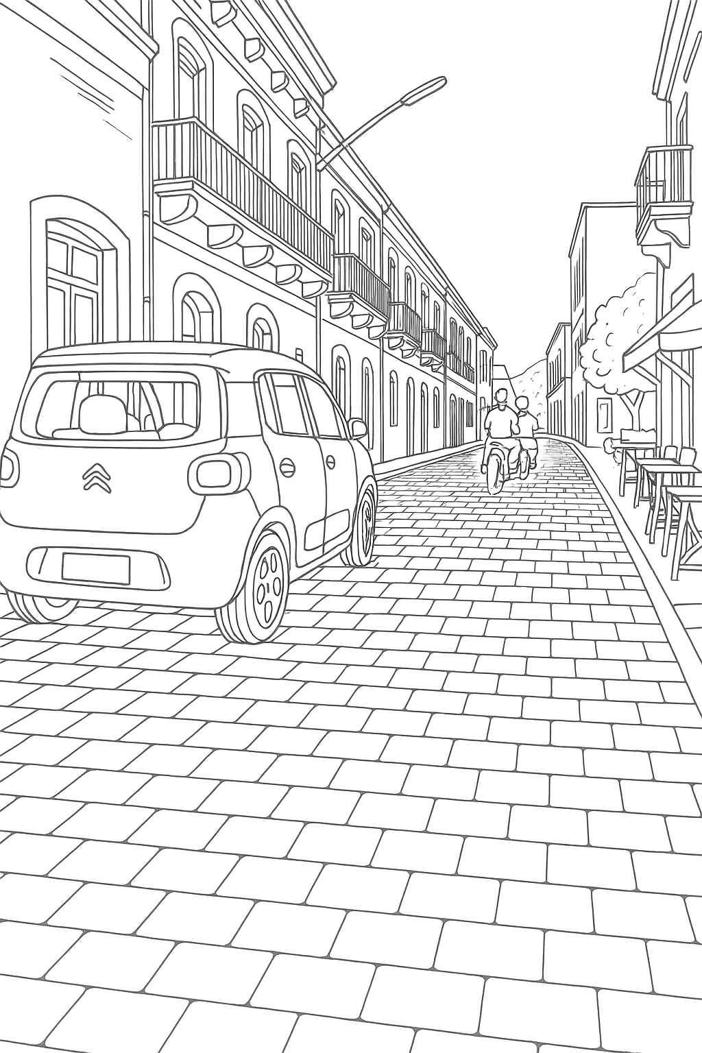 Sicily Colouring Book (Issue One) Illustrated by George Laing (Pre-Order) First Release of 50